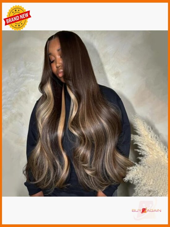 13x6 Body Wave Lace Front Wig Human Hair 180 Density Pre Plucked 26 Inch main image 4
